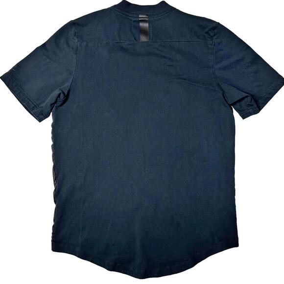 Nike Tech Bonded Short Sleeve Button Down Shirt Black Mens S - Picture 2 of 9